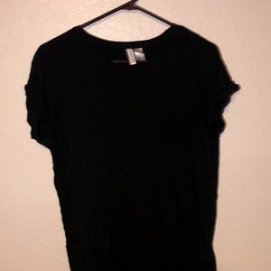 black plain shirt